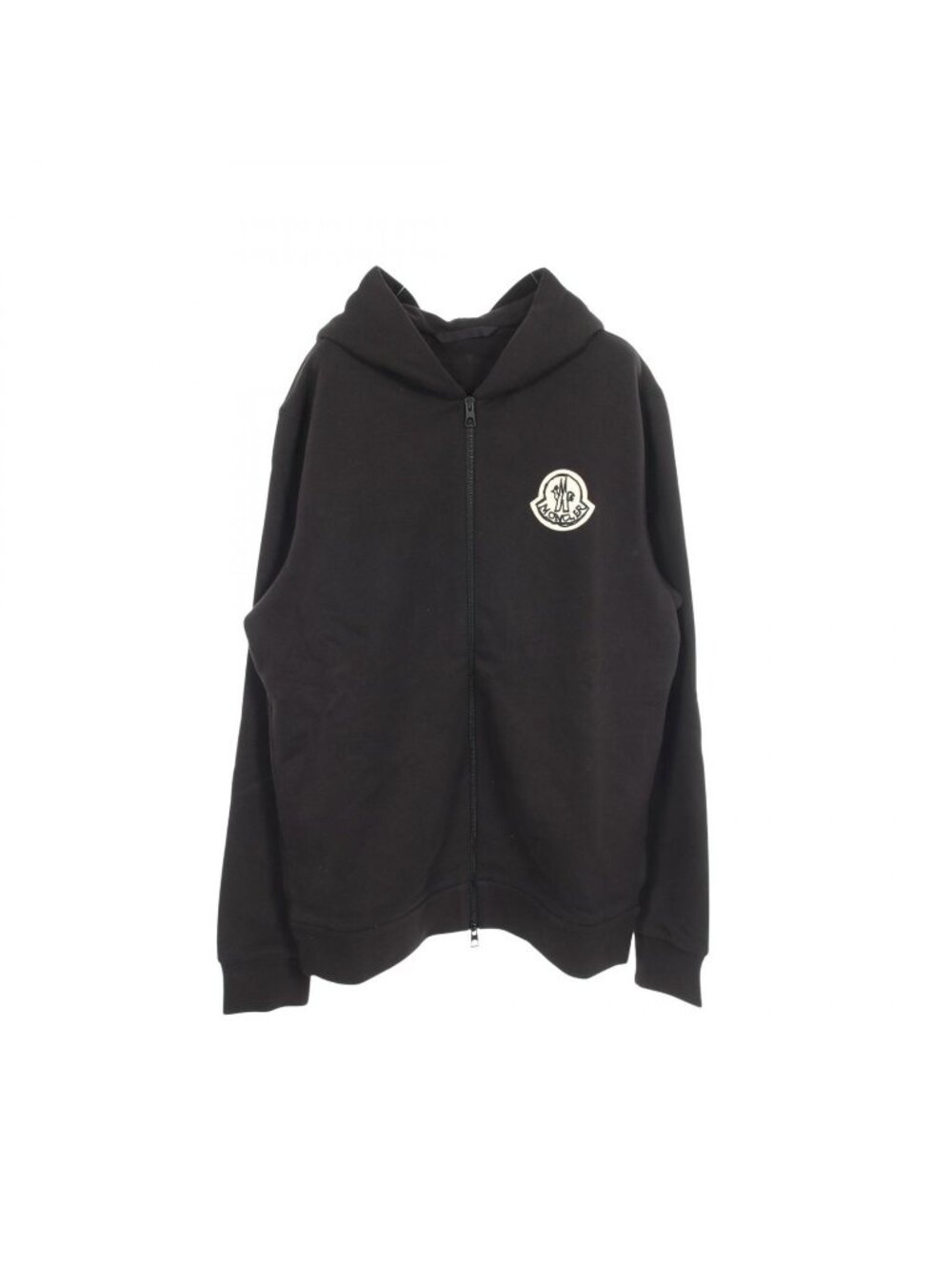 Moncler Hoodie Logo Patch Cotton
